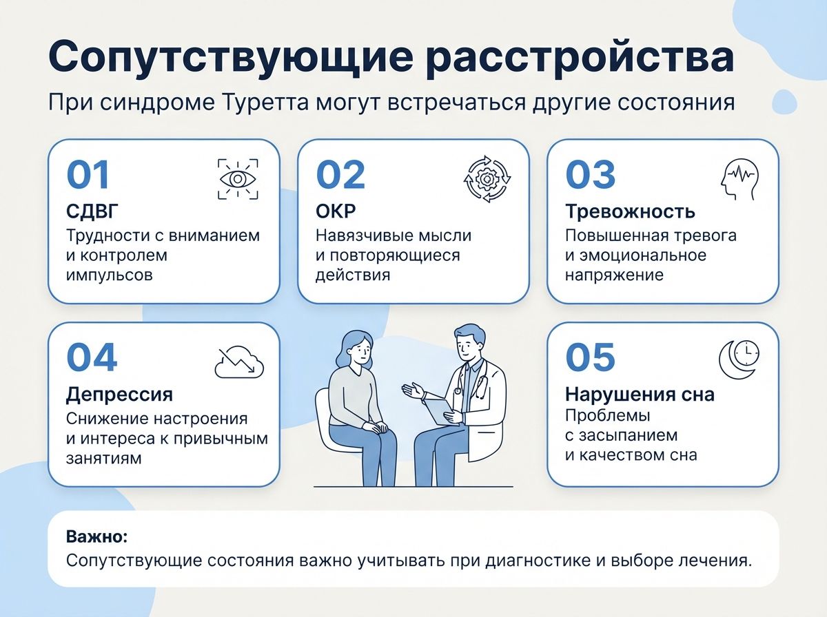 Лечение синдрома Туретта в Шелехове инфографика